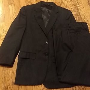 Men's black suit